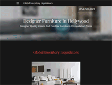 Tablet Screenshot of globalinventoryliquidators.com